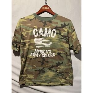 Cloyd Rivers Camo America’s Away Colors Men’s T-shirt XL